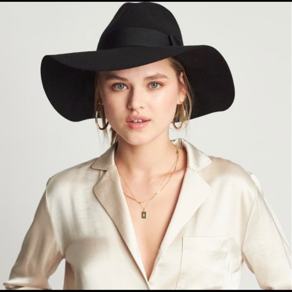 ✨BRIXTON // ‘Piper’ Floppy Wool Hat XL
